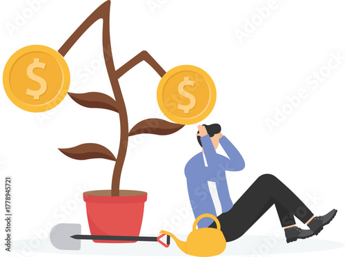 mistake speculation in stock market, cryptocurrency or other assets concept.

