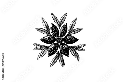 Nature's Palette: Symphony Autumn | Clean, isolated vector art for creative projects.