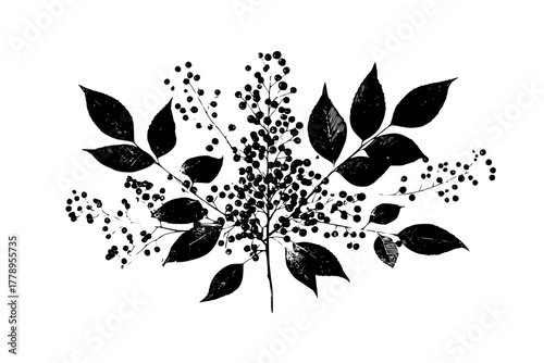 Harvest Autumn: Vintage Botanical Illustration | Clean, isolated vector art for creative projects.