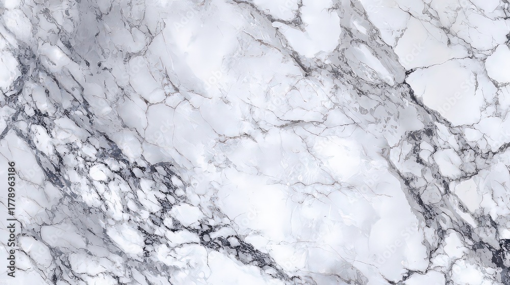 Fototapeta premium Abstract White And Gray Marble Texture with Subtle Veining and Speckled Accents Elegant Background