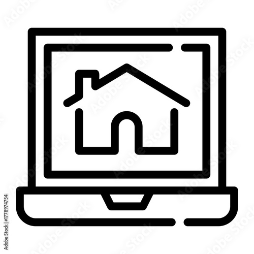 real estate design icon