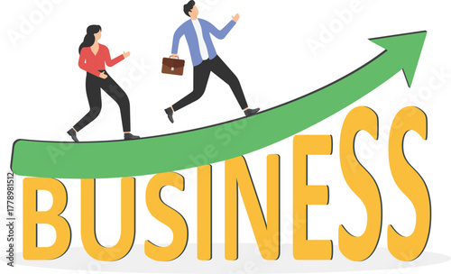 Career growth or career target achievement, peak time of life, success higher level,
