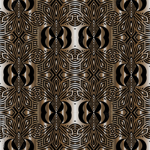 seamless pattern luxury art deco elements