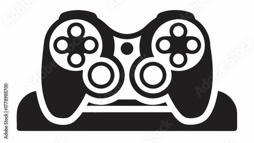 Level Up Your Designs with this Sleek Game Controller Icon, Perfect for Gaming Apps, Websites and Esports Branding Needs