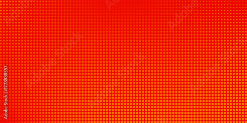 dots halftone orange color pattern gradient texture with technology digital background. eps 10.