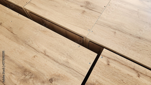 Canvas Print Bread making in the oven and bread types