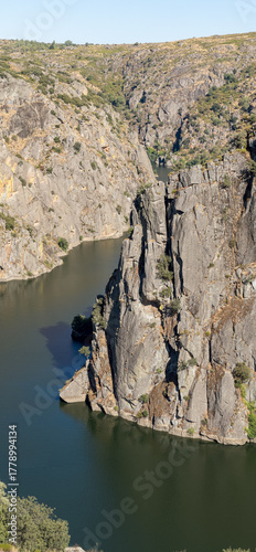 Majestic Rocky Gorge with Serene River View