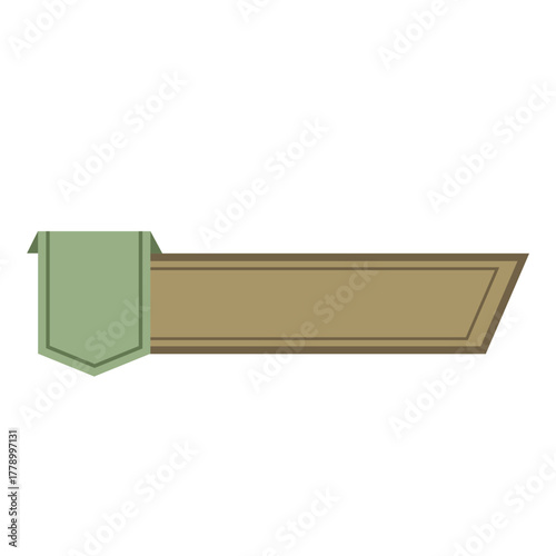 pricetag with brown ribbon