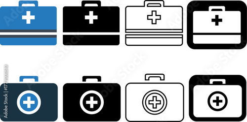 Bag, doctor, suitcase, transplant icon