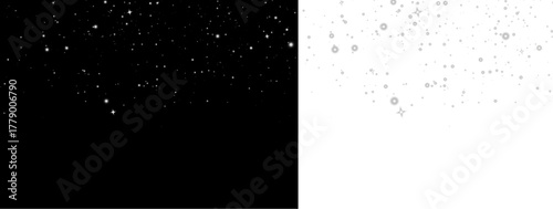 Bright flare PNG festive stardust effect.