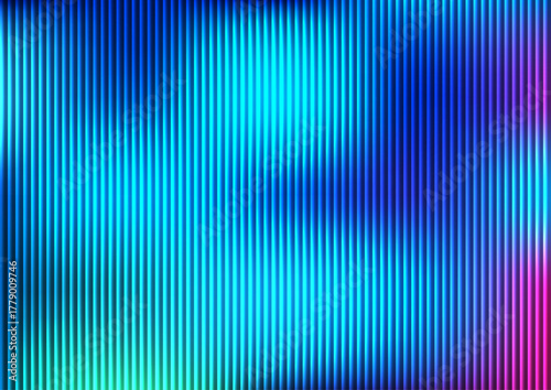 Abstract vertical stripes with gradient blue and teal hues