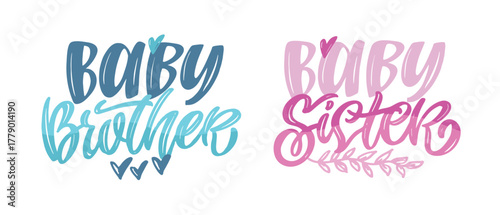 Funny hand drawn doodle lettering quote about little baby. Lettering for t-shirt design, mug print, bag print, clothes fashion. 100% hand drawn vector image.