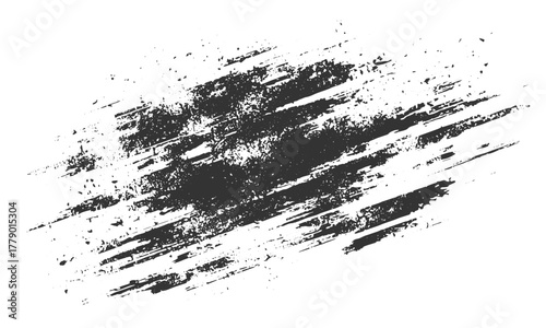 Black brush texture wallpaper with rough grunge appearance Hand painted brush stroke texture with rough grunge lines