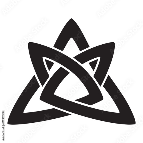 Intricate Celtic knot design for branding projects, timeless tattoo art, and spiritual symbol illustrations, creating a sense of heritage and mystery