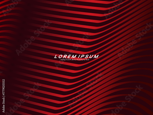 Premium background design with diagonal gradient red lines pattern. Vertical vector template for digital luxury business banner, poster, luxury voucher, prestigious gift certificate, etc.	