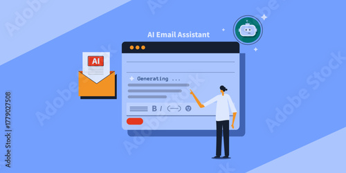 AI email assistant automates message generation, manage inbox and enhance professional productivity.