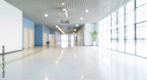 Wallpaper Mural blur image background of corridor in hospital or clinic image Torontodigital.ca
