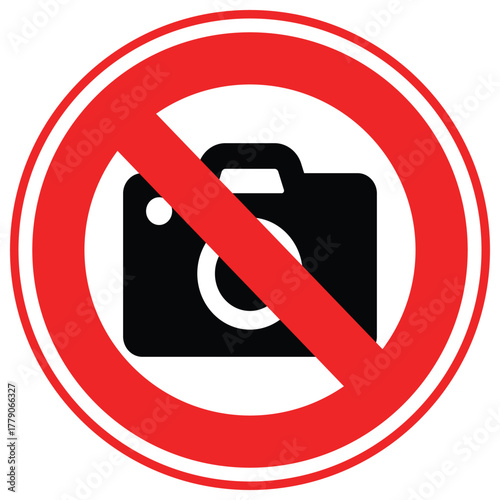 No Camera Vector icon which can easily modify or edit