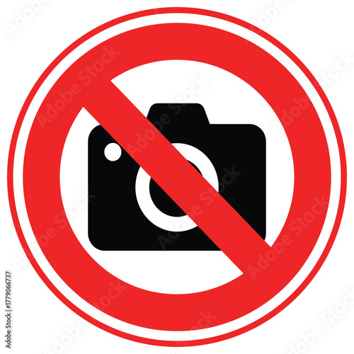 No Camera Vector icon which can easily modify or edit