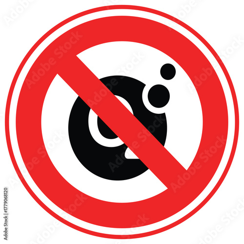 No Oxygen Vector icon which can easily modify or edit