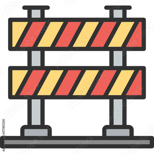 Traffic Barrier Icon