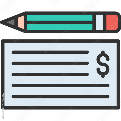 Bank Check Icon