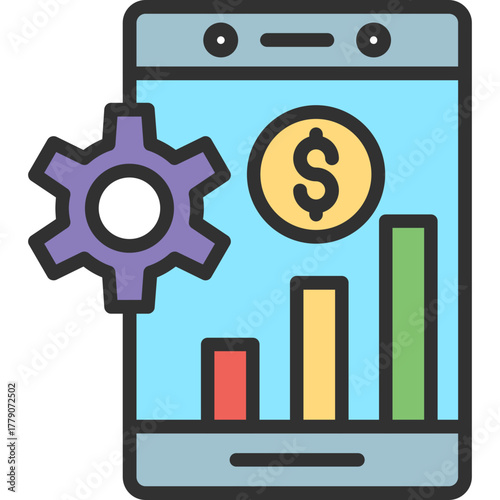 Mobile Analytics Icon