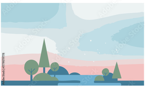 평면 그래픽 배경