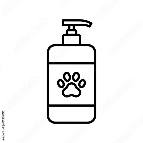 Pet grooming essential: Clean and happy pets with this sleek shampoo dispenser, promoting pet care and hygiene for furry friends everywhere