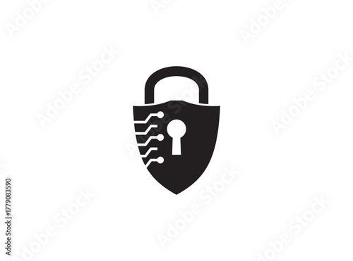 cybersecurity icon vector illustration