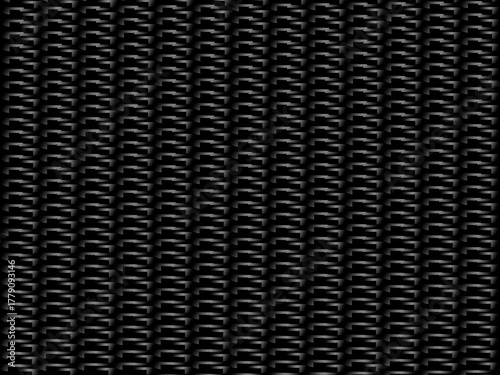 Black metal texture steel background. Perforated metal sheet.
