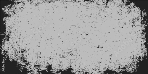 Abstract black and white grunge texture of a dirty, rough, vintage wall or concrete surface pattern for design backdrop