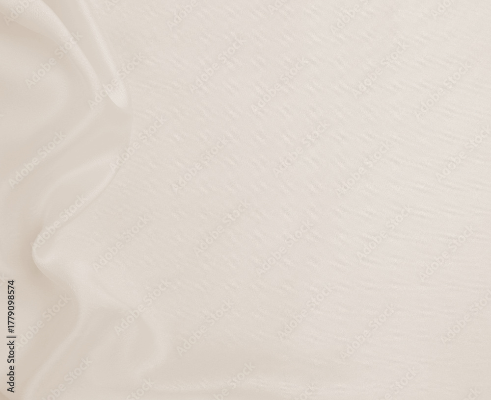 Fototapeta premium Smooth elegant golden silk or satin luxury cloth texture as wedding background. Luxurious background design. In Sepia toned. Retro style