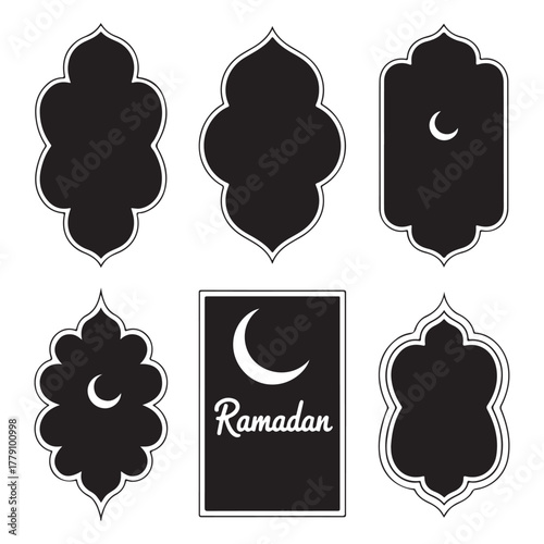 Moroccan Window and Door Frame Shapes