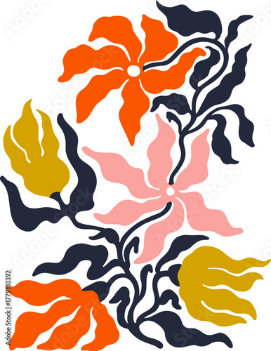 matisse style flowers