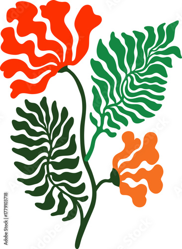 groovy abstract flower