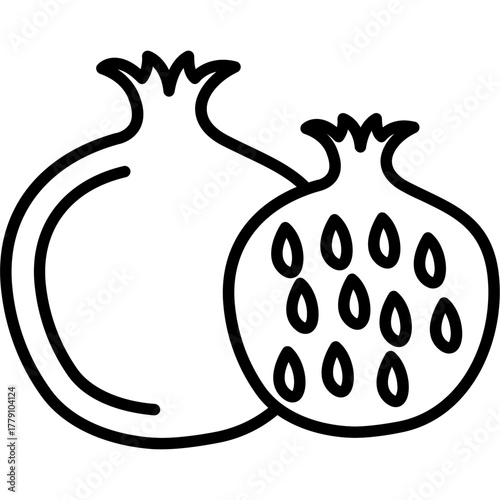 Pomegranate Icon
