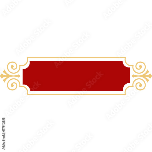 Chinese New year Text Box Frame