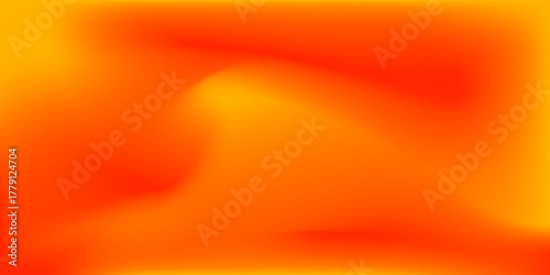 Abstract gradient background of glossy red and yellow colors. beauty curved shape composition illustration art for banner, poster, brochure, digital, web, page, surface, decoration, advertising