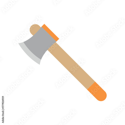 wood axe icon vector design