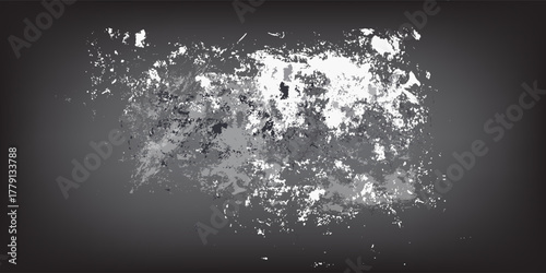 Grunge texture effect. Distressed overlay rough textured on dark space. Realistic gray background. Graphic design element concrete wall style concept for banner, flyer, poster, brochure, cover, etc