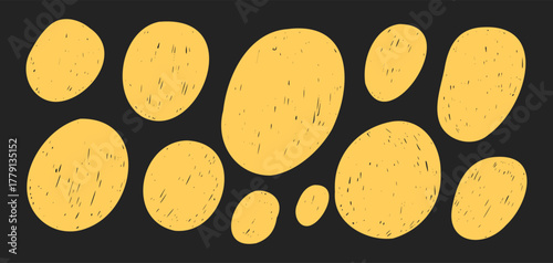 Crayon round text box set