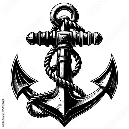anchor with rope