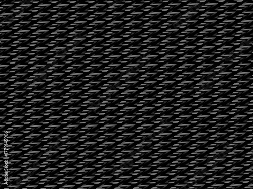 Black metal texture steel background. Perforated metal sheet.	
