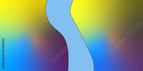 Colorful gradient background landscape creative abstract blurred. colorful grainy gradient smooth transitio background. light colorful grainy gradient color background.	