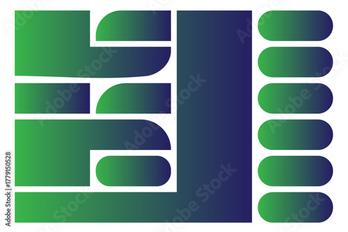 Colorful geometric bento grid layout templates with rounded corners A collection of trendy, colorful geometric layouts featuring rounded corner bento grids for picture collages and design projects.