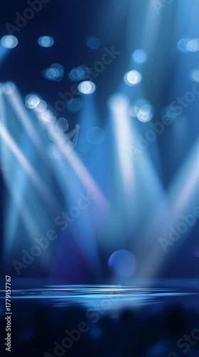 Dynamic Display of Spotlight Dance Performance with Energetic Movement and Dramatic Lighting Effects on Stage