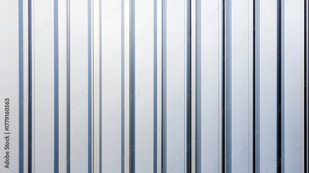 Obraz premium Panel fence zinc aluminum steel metal industrial mat warehouse factory.