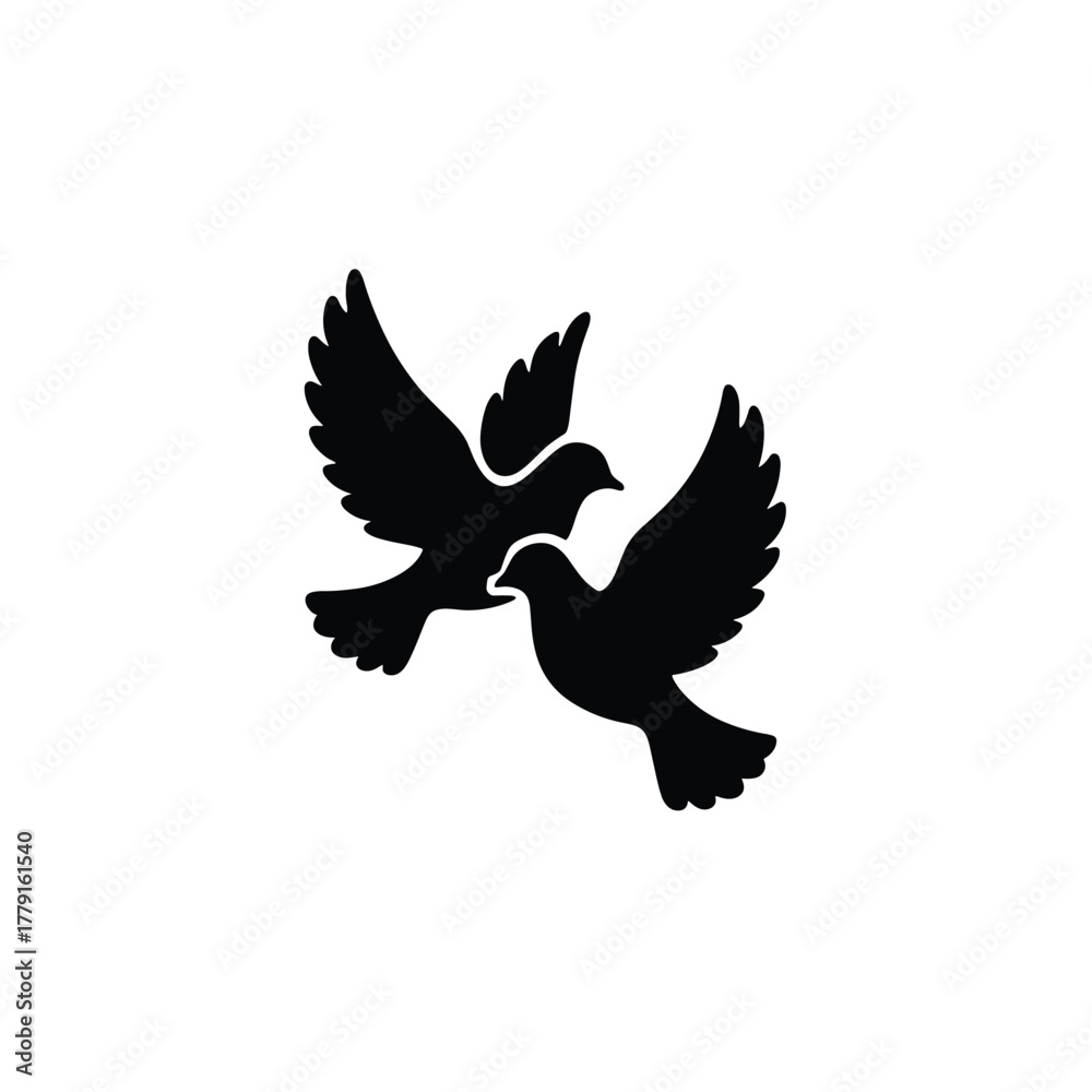 Obraz premium Peace Dove Vector Illustration