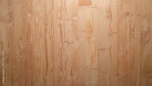 Wooden plywood wall texture with grain pattern. Natural wood texture. Wooden background. 